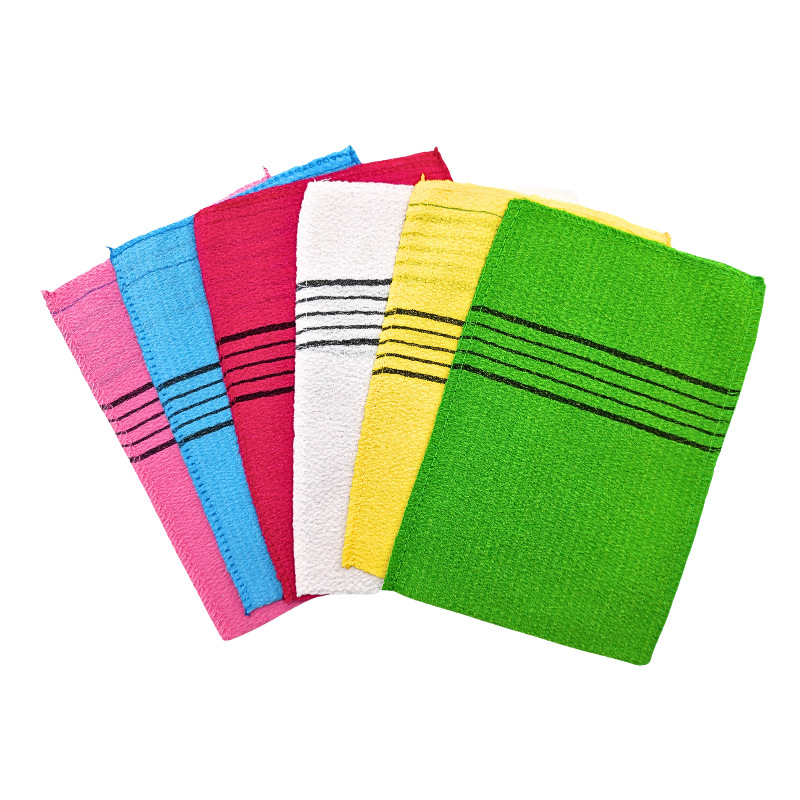Прямые поставки с фабрики, плоское однослойное полотенце для ванны, перчатки с грубым песком, набор многоцветных перчаток