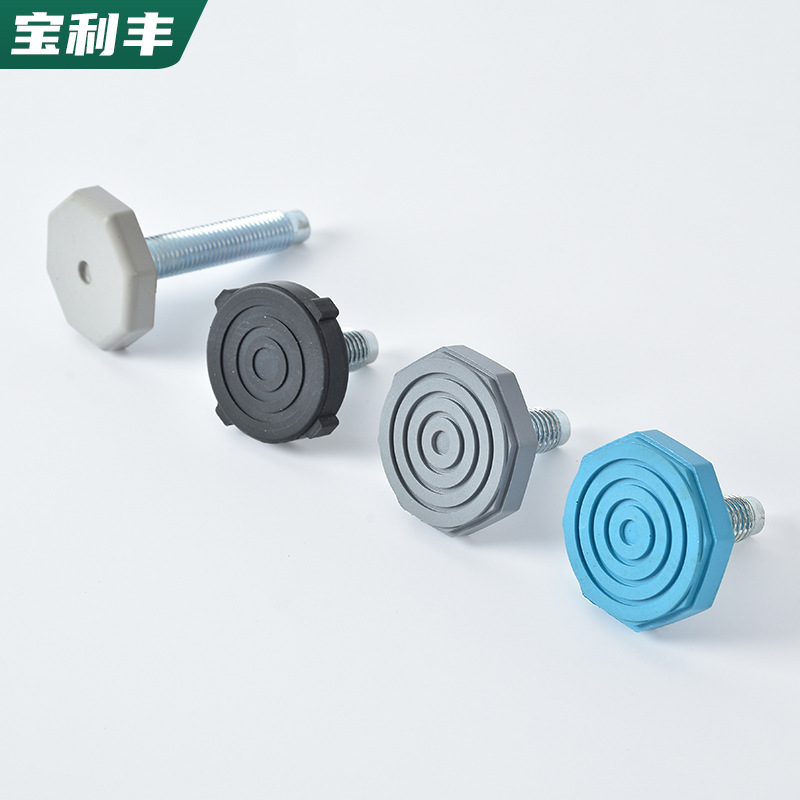 Wholesale high damping rubber products high hardness rubber products drum washing machine fixed foot pad adjustable foot