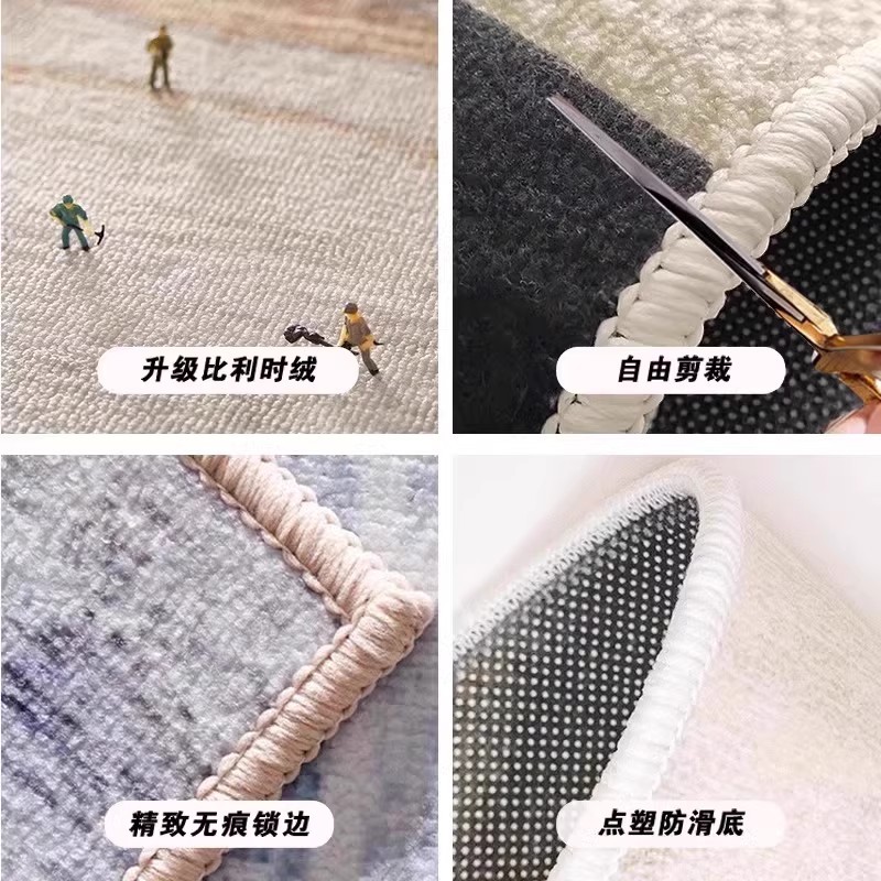 Ironing Mat for Home Use, Foldable Small Bed Clothes Ironing Board, Special Oval Mat, Hanging Ironing Board