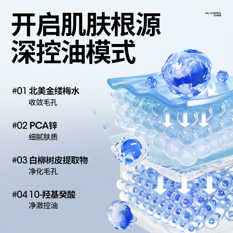 Zunlan Men's Toner Hydrating, Moisturizing, Oil Control, Shrinking Pores, Tightening Skin, Spray Skin Care Products, Fading Acne Marks