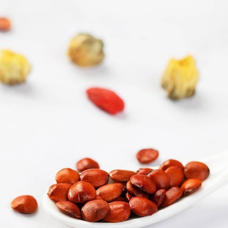 Authentic Fried Jujube Kernels 500g Sleep Chinese Medicinal Materials Flagship Store Authentic Powder Soup Tea Mountain Jujube Kernels Non-Wild Special Grade