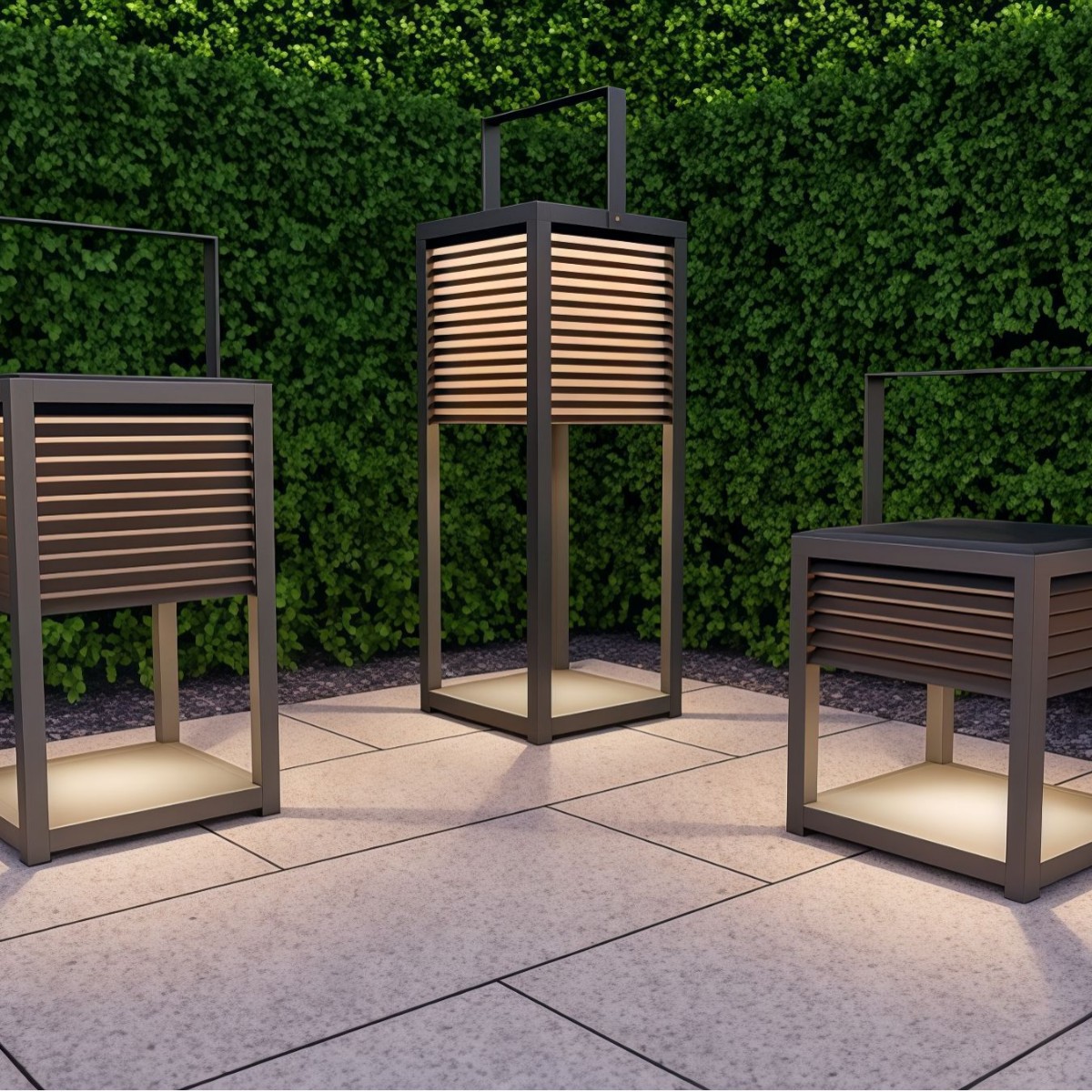 Садовая лампа, Фонарь, Напольная лампа, Лужайка, Мраморная терраса, Лампа для двора виллы, Солнечная водонепроницаемая уличная лампа