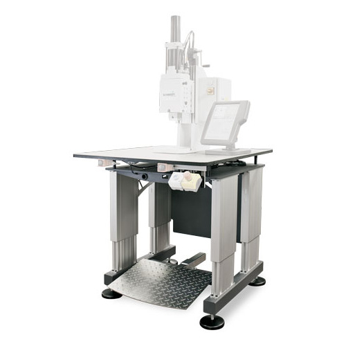 German Schmidt Hydraulic Pneumatic Press C-Type 61 for Riveting and Stamping 3,375 Pounds to 49