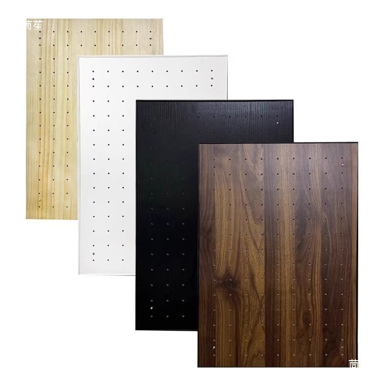 Solid Wood Perforated Board Jewelry Store Display Shop Exhibition Wooden Decorative Wall Wall-Mounted Partition Shelf