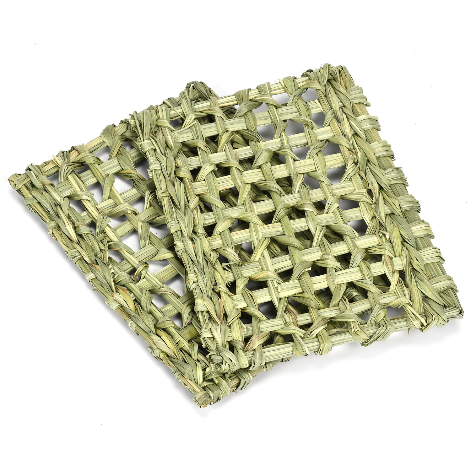 Cross-Border Straw Natural Rabbit Straw Mat, Relaxing Straw Mat, Edible Teething Toy, Rabbit, Chinchilla, Guinea Pig Toy