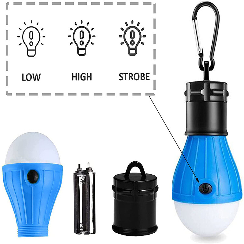 Outdoor Travel Led Battery Portable Park Ultra-Bright Handheld Hook Hanging Travel Lighting Camping Tent Light