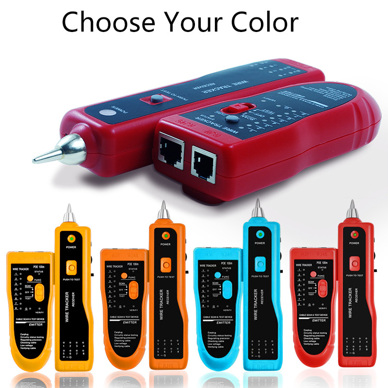 Multifunctional Line Finder, Anti-Burn Poe Network Tester, Line Inspection, Line Inspection, Anti-Interference, Multiple Colors Available
