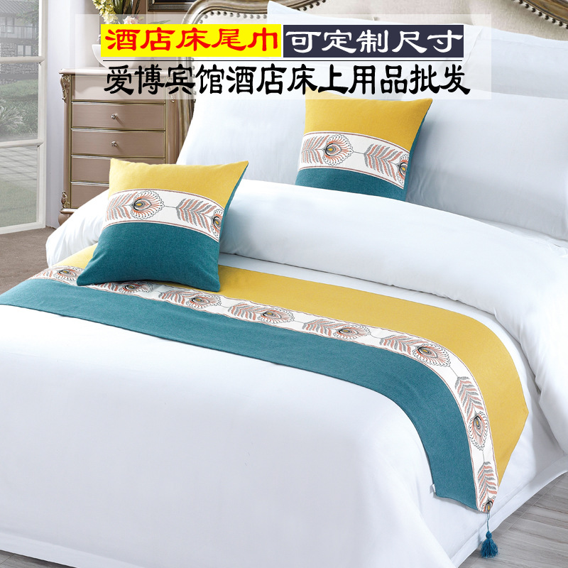 Флаг для кровати в скандинавском стиле, высококачественный легкий роскошный отельный флаг для кровати, бесплатная доставка