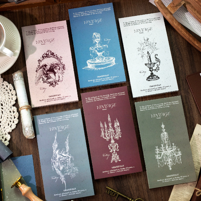 Материал книги Yanji, книга о пустоши, ретро повседневный справочник, декор DIY, материал для коллажа