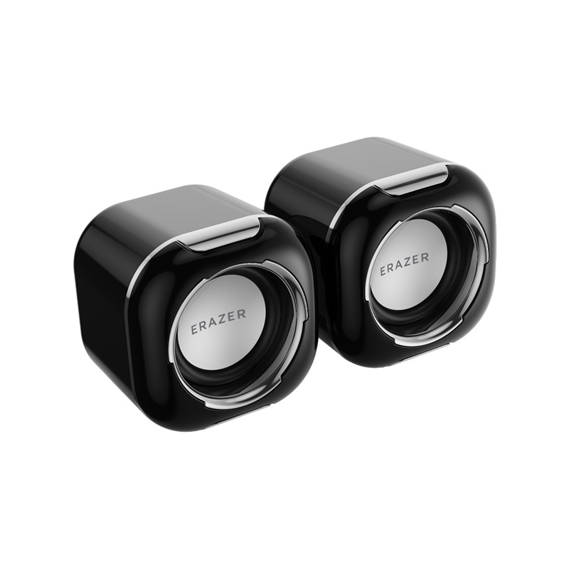 New Lenovo Ecological Power Desktop Small Speaker Stereo Two-Channel Wired Subwoofer Black Speaker