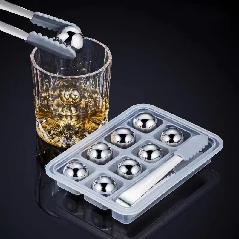 Ball 304 Stainless Steel Ice Cube Wine Ice Grain Whiskey Ice Grain Ice Wine Stone Whiskey Wine Ice Wine Stone
