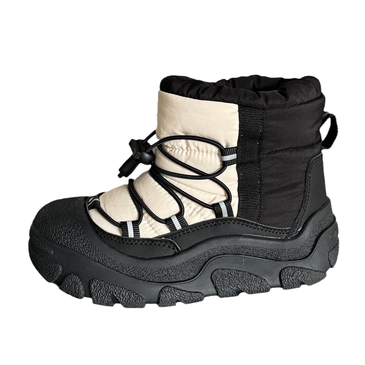 Children's Winter Thickened Waterproof Snow Boots 2024 New Boys' Warm Cotton Boots Girls' Outdoor Anti-Slip Snow Shoes