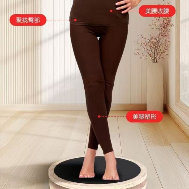 Household Anti-Slip Fat-Reducing Pilates Rotating Disc Waist Twisting Fitness Slimming Yoga Foot Twisting Disc Solid Wood Anti-Slip