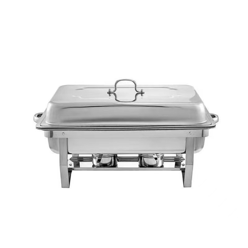 Factory Direct sales chafing dish cross-border stainless steel commercial buffet stove heating alcohol early stove insulation furnace
