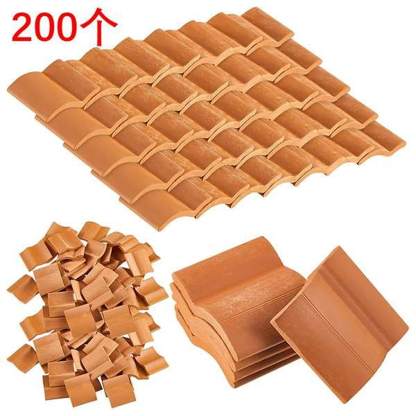 Модель маленький кирпич красный синий мини ручной работы DIY микро ландшафтный домик игрушка