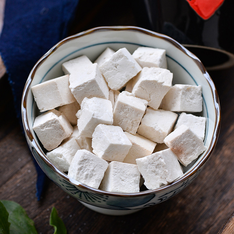 Yunnan Poria Ding New Goods White Poria Center Ding Poria Chinese Herbal Medicine Wholesale Poria White Poria Selection Center Ding