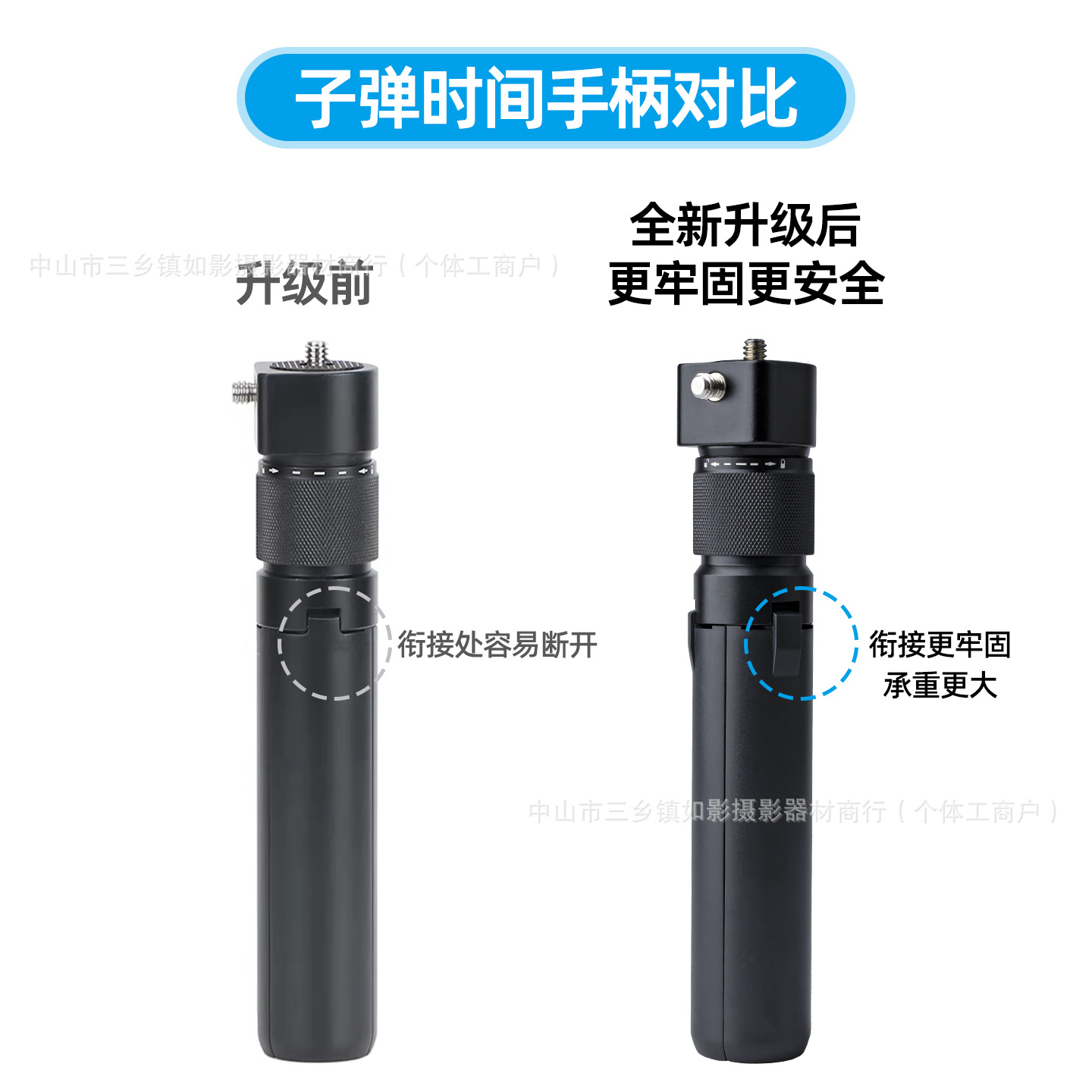 New Shadowstone Insta360X5 Bullet Time Invisible Selfie Stick Dji Osmo Action Camera Rotating Handle