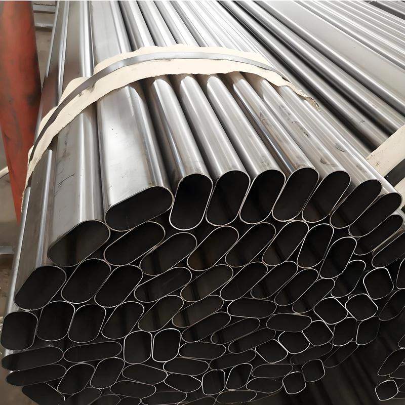 Zinc-Aluminum-Magnesium Pipe 25*38*1.3*6 Galvanized Steel Pipe Greenhouse Skeleton Round Pipe Fire Pipe Hot-Dip Galvanized Round Pipe