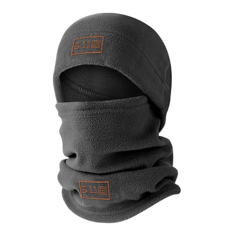 Cycling Scarf Hat Sports Thickeneded Polar Fleece Neck Protector Windproof Neck Cover Autumn and Winter Men's and Women's Outdoor Fleece Hat Two-Piece Set