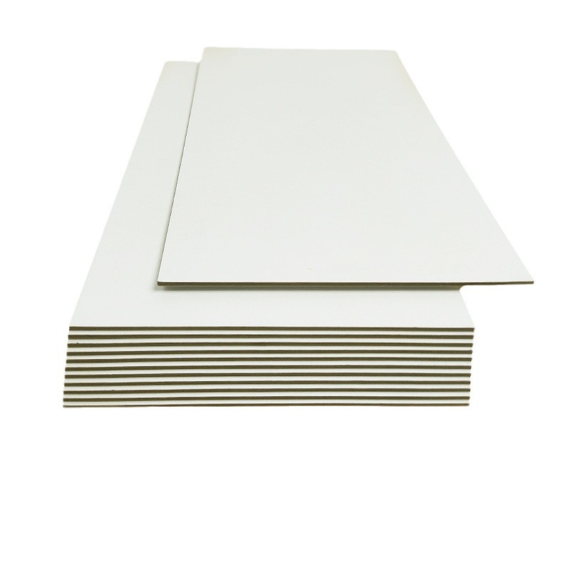 White card thick cardboard 1mm 1.5mm 2mm double sided cardboard packaging backboard hand model bottom plate