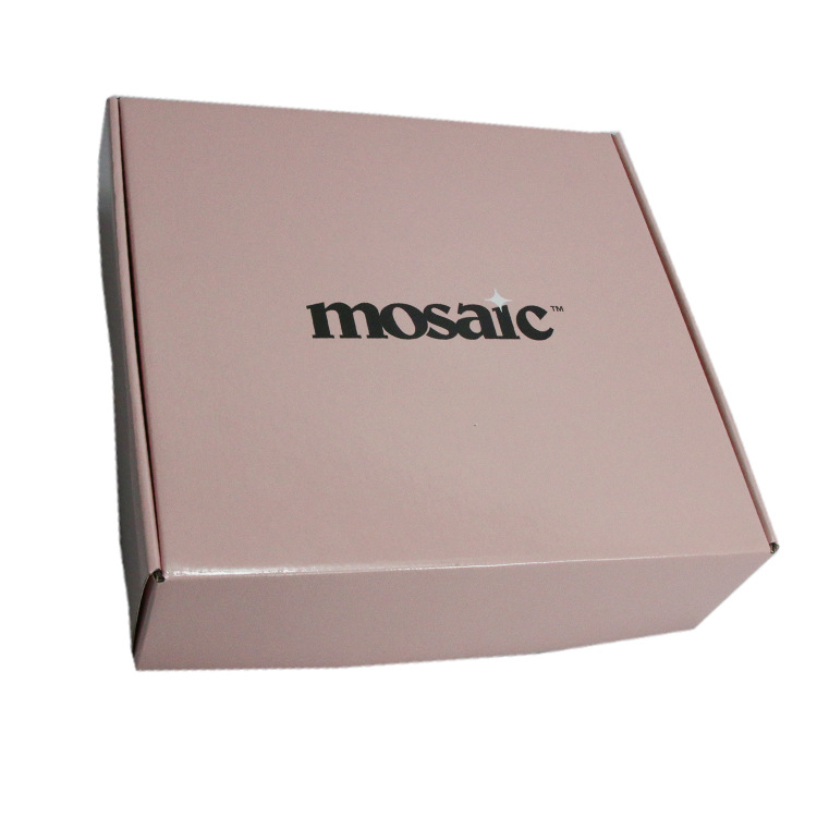 Custom Printed Colorful Box Corrugated Hard Airplane Box Intimates Carton Colorful Jk Uniform Box Clothing Shoe Box