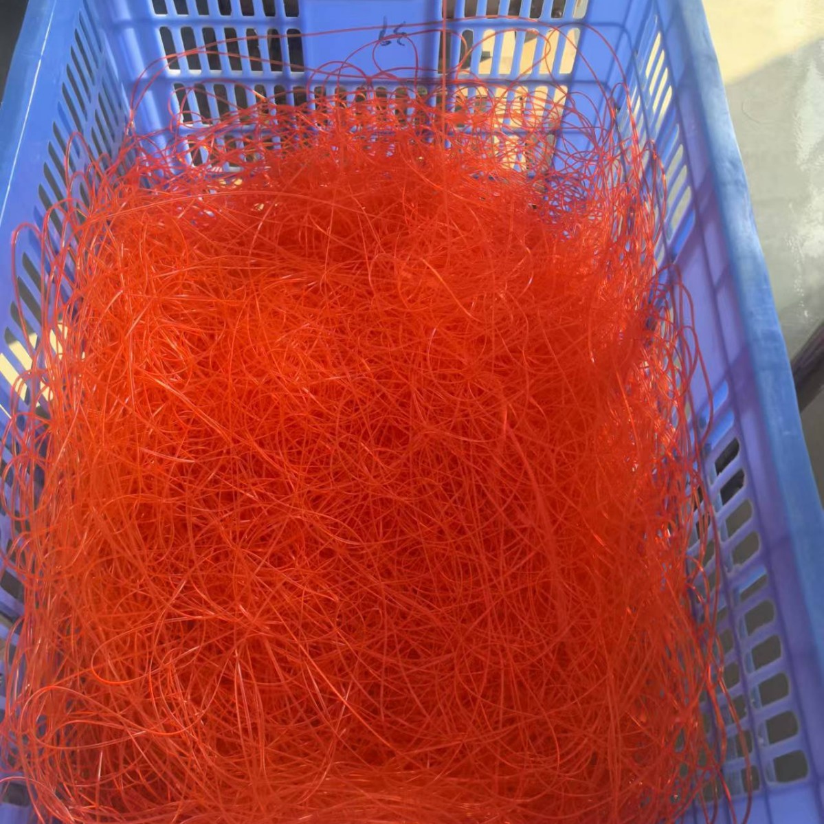 Manufacturer Produces 2mm Plastic Braided Flat Rope Pvc Plastic Glass Fiber Kidsren's DIY Handmade Bracelet Weaving