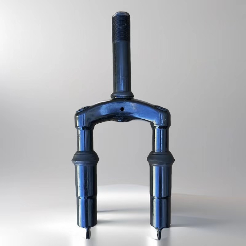 Customized Shock-Absorbing Front Fork 8-Inch 10inch 12inch Spring Iron Folding Lithium Battery Bike Front Wheel Bracket Electric
