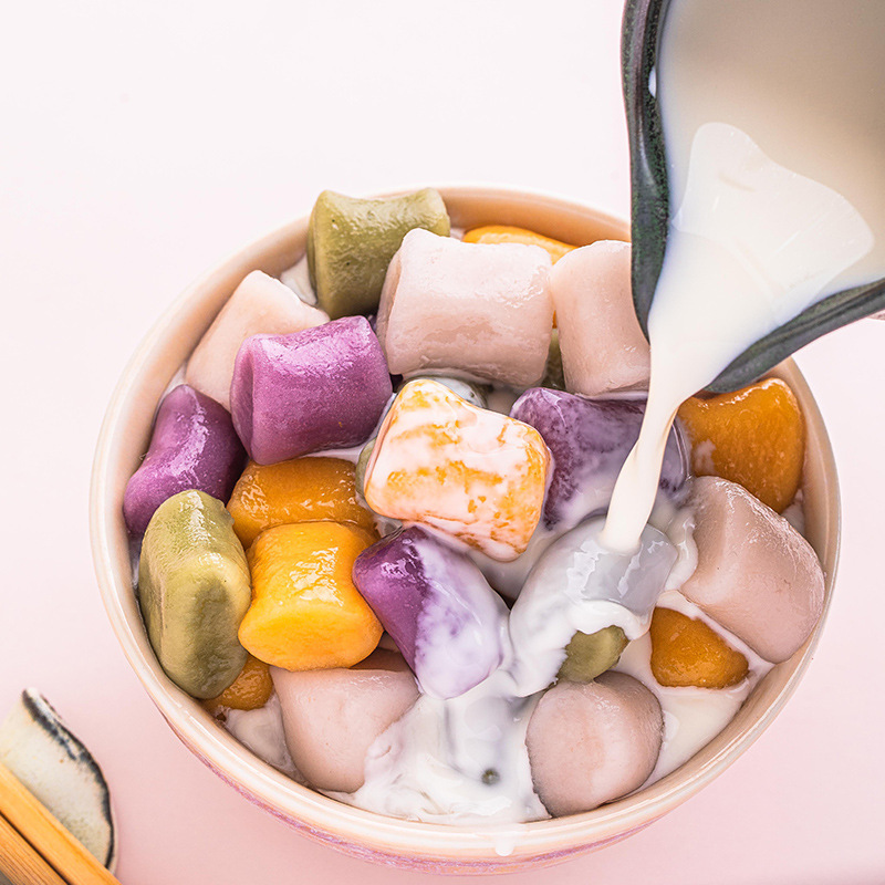 Large Taro Ball Sago Low Sugar Fresh Taro Fairy Semi-Finished Milk Tea Shop Special Additive-Free Mixed Package Small Taro Ball Set