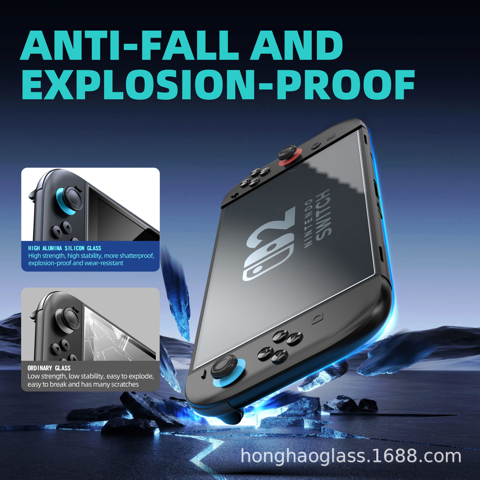 Suitable for Nintendo Switch Tempered Film Dust-Free Warehouse Ns2 Screen Ar Anti-Reflective Sticker Accessories Oled Protective Film