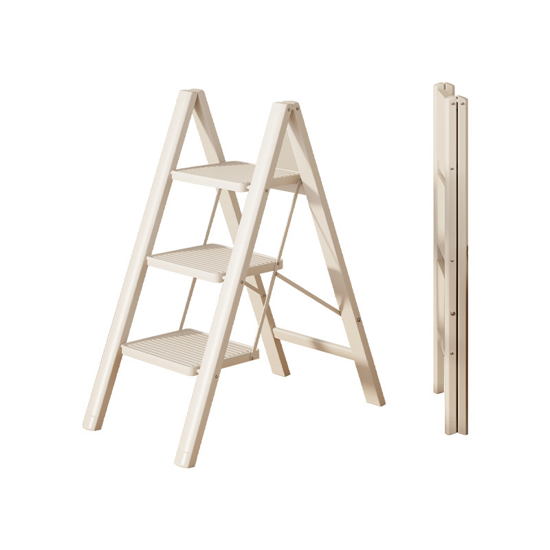 Ladder Home Folding Telescopic Thickened Stair Small Portable Ladder Stool Three-step Housewarming Multifunctional Brand Herringbone Ladder