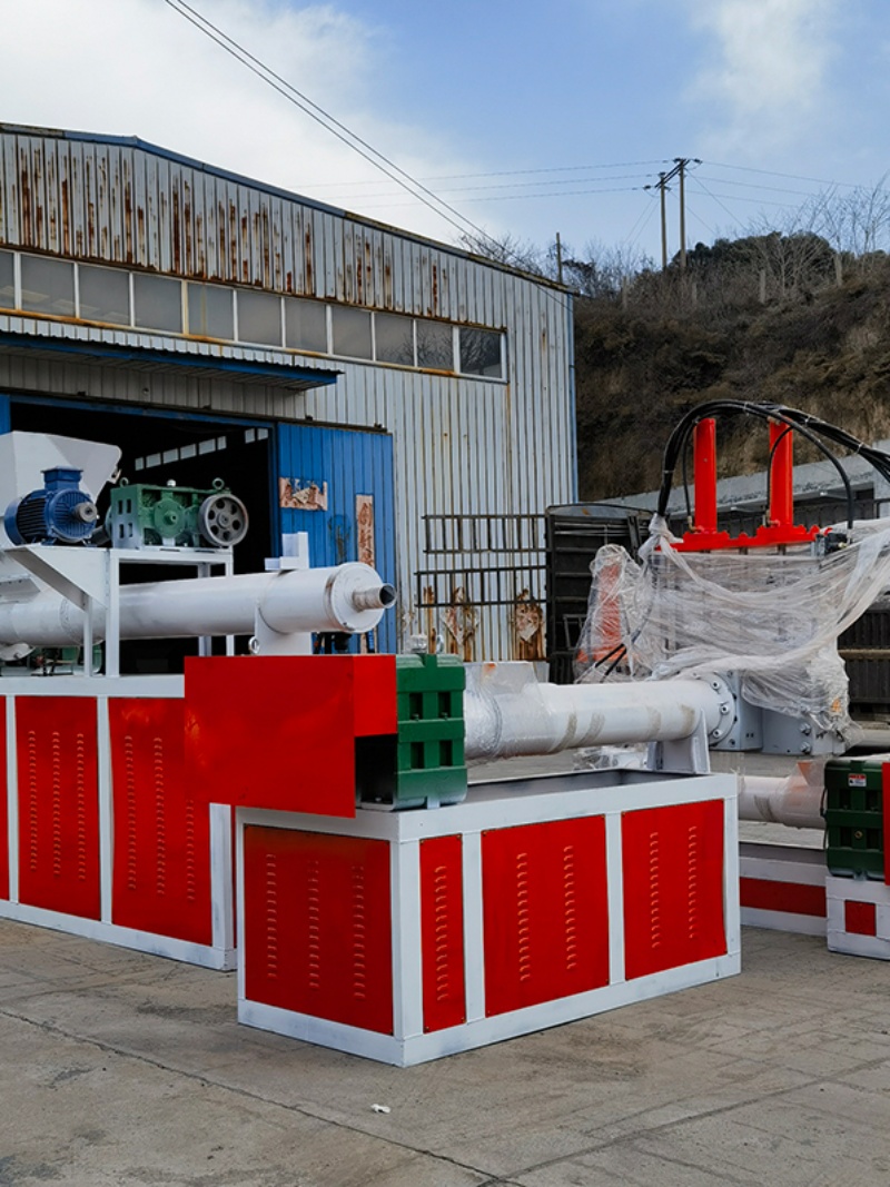 Small Waste Plastic Pelletizing Machine Complete Set of Equipment Plastic Film Recycling Automatic Plastic Pelletizing Machine Waste Mineral Powder