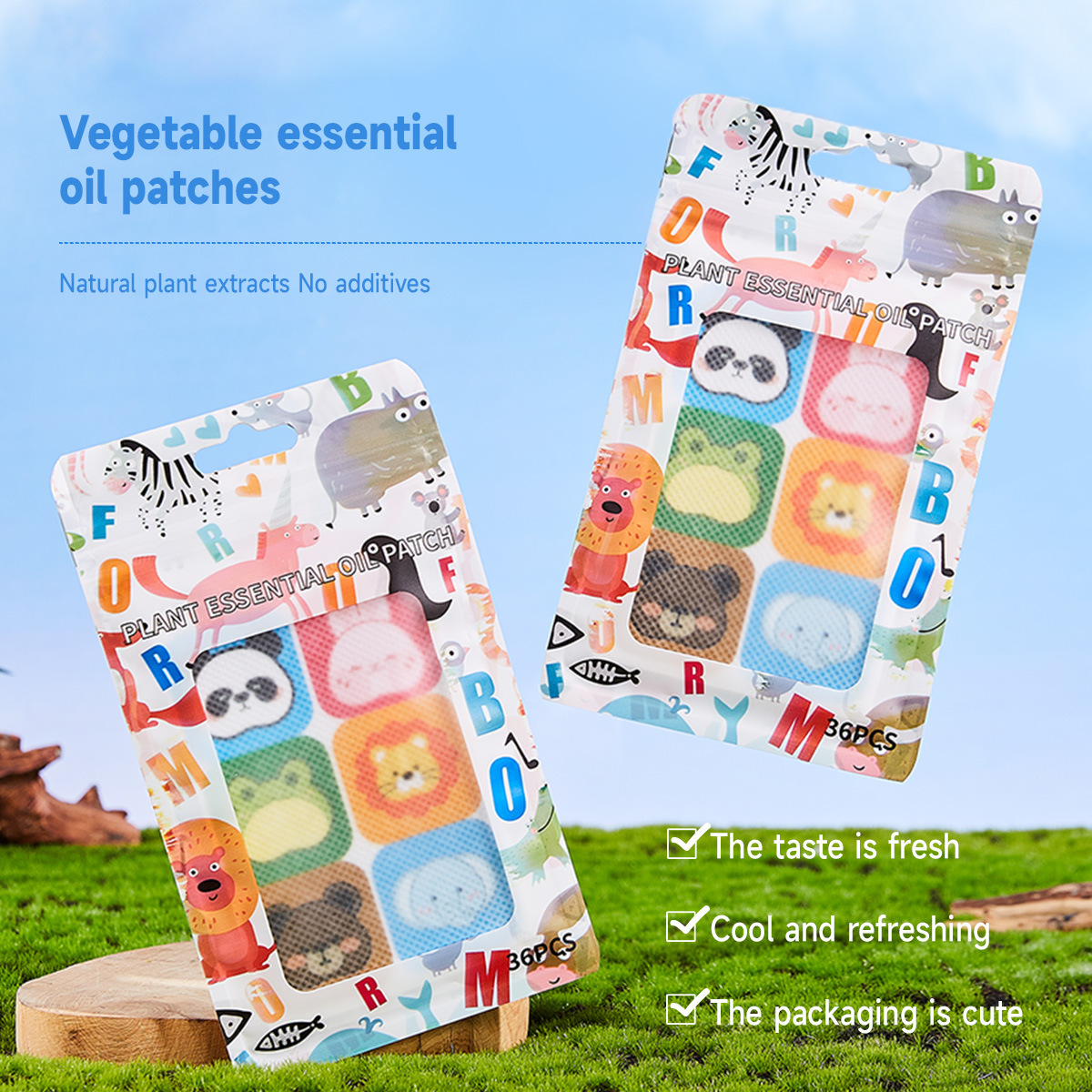 Formbo Essential Oil Plant Anti-Mosquito Stickers Cartoon Children's Summer Gifts Wholesale