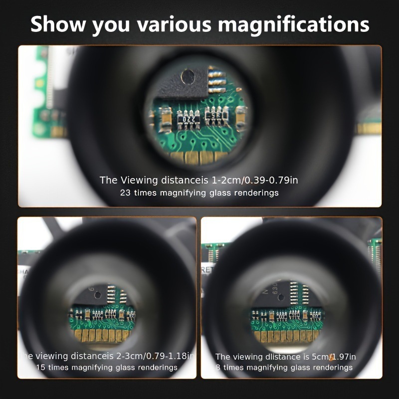 2026 New Cross-Border Dropshipping for Close-Up Work Magnifying Lens Head-Mounted Magnifying Glass