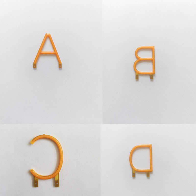 Led Package Cob 26 Letter Lights 360 Degree Luminous Digital 3V Night Light Source Factory Direct Supply