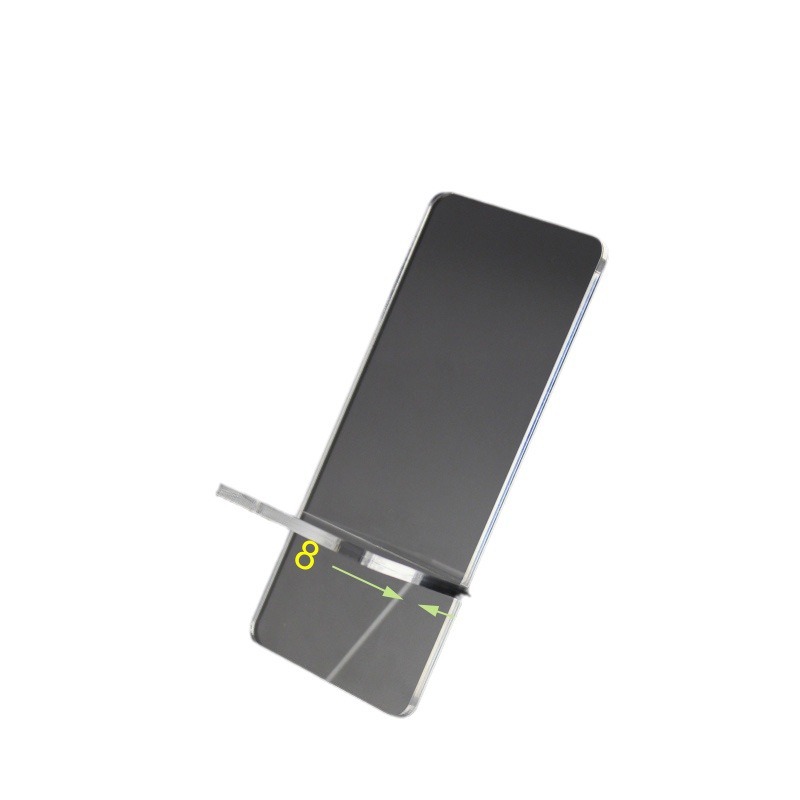 Desktop Transparent Mobile Phone Stand Mobile Creative Mobile Phone Video Support Stand Acrylic Mobile Phone Stand Counter Display Stand