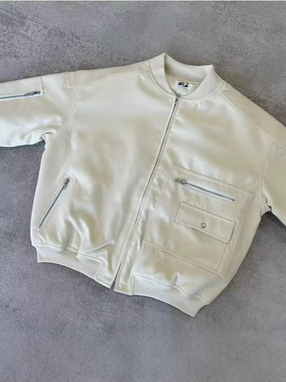 Cross-Border High Street Embroidered Baseball Jacket Men's Functional Style Loose Trendy Vintage Design Jacket