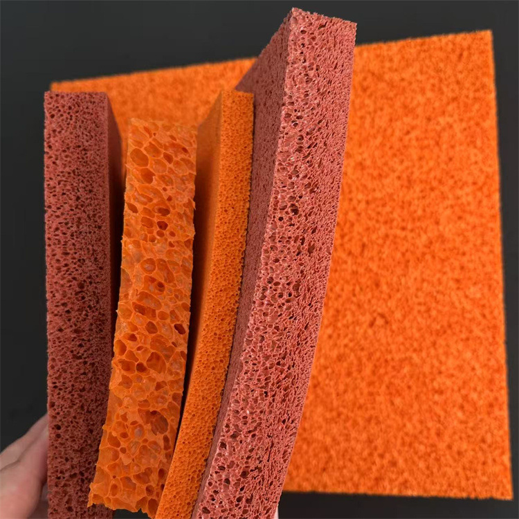 Точка обработки Открытая резиновая пена Оранжевая резиновая пена Обработка пенопластовой трубы Плотность 300 Плотность 200