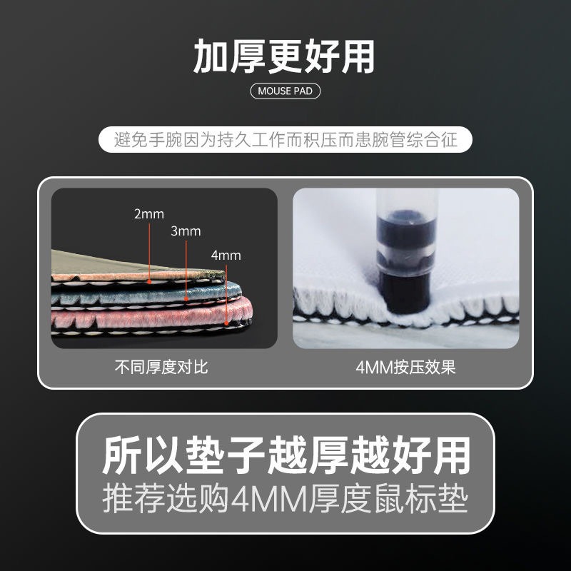 Manufacturer Mouse Pad Low Price Direct Sales Advertising Design Heated Mouse Pad Universal Gift Advertising Mouse Pad Customization