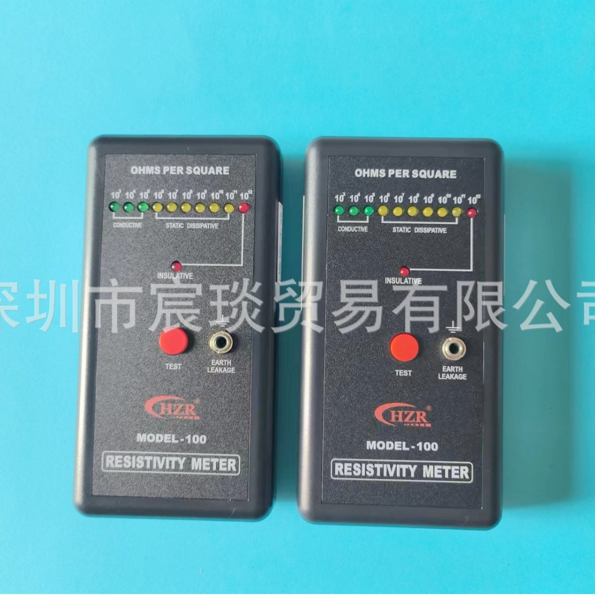 Genuine Anti-Static Tester Hzr-100 Surface Resistance Tester Handheld Anti-Static Tester Resistance Instrument