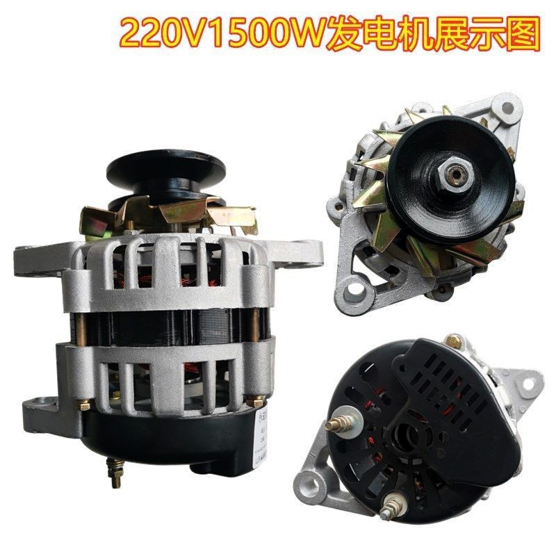 Brand New Small Permanent Magnet Brushless 48V220 Volt 1500 Watt High Power Household Lighting Alternator
