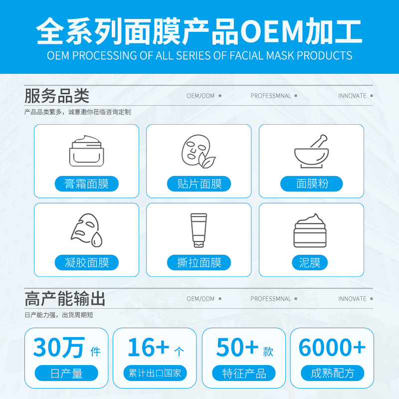 Oem Processing of Chinese Herbal Medicine Mask Powder Beauty Salon Lightening Spots, Whitening and Beautifying Facial Plant Mud Mask Customization