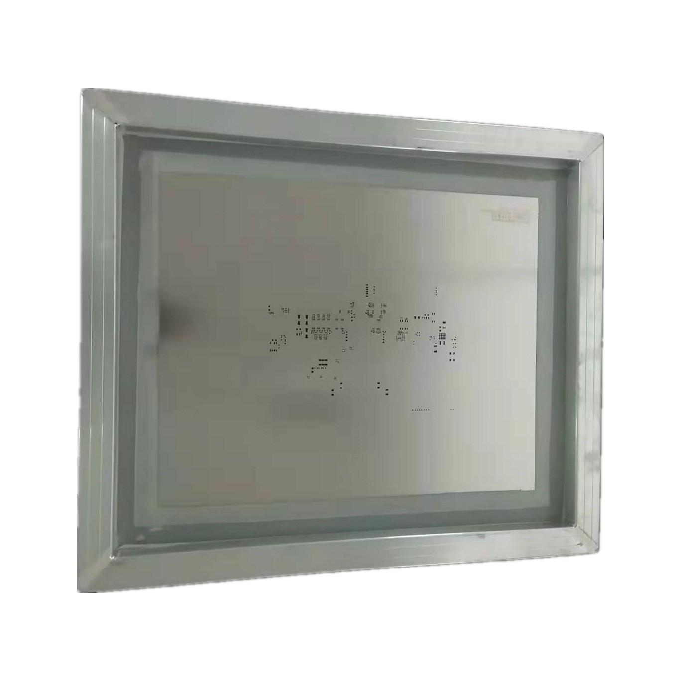 Factory Direct Sales Smt Stainless Steel Polished Aluminum Frame Smt Chip Printing Solder Paste Stencil Grinding Template Stencil Cutting