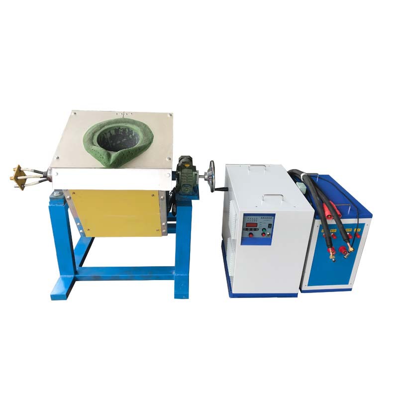 Medium Frequency Smelting Furnace Laboratory Pouring Type Gold, Silver, Copper, Iron, Aluminum, Zinc and Tin Alloy High Frequency Smelting Furnace Equipment Manufacturer