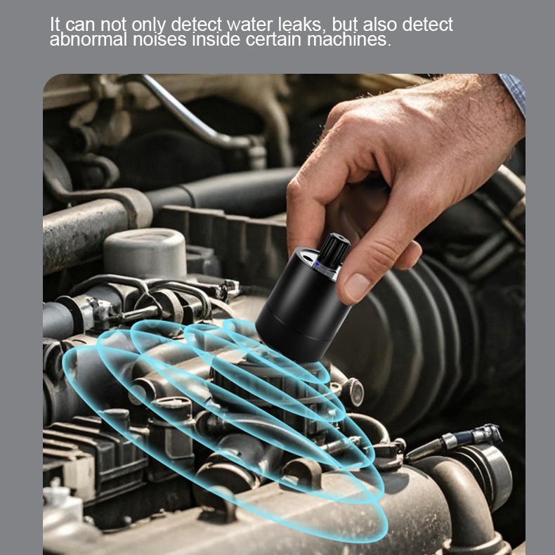 Source Factory Sound Listening Small Sound Collection Detector Water Leakage Listening Small Black Pickup Wall Radio Amplifier