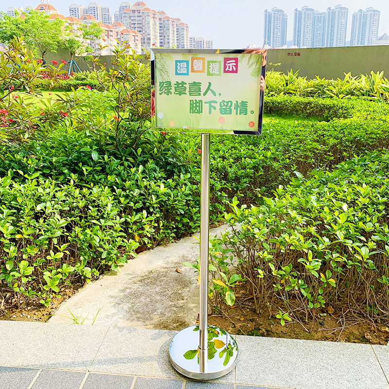 Знак вертикального отображения из нержавеющей стали, водный знак, вертикальный индикатор, 3 стойки для отображения, уличный указатель, 4 знака для склада