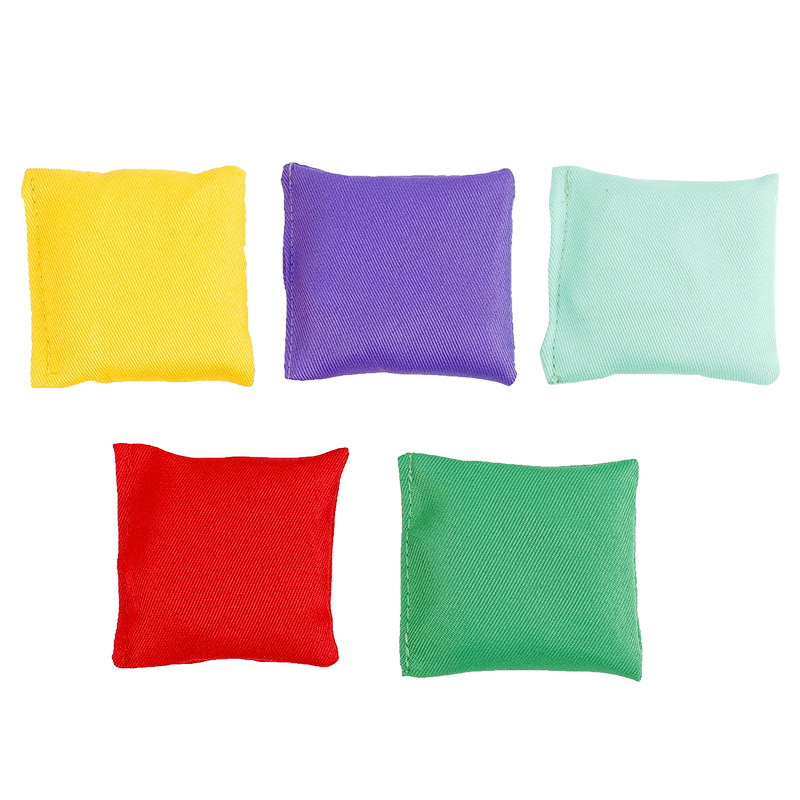 Sandbag Kidsren Throw Sandbags Kindergarten Primary School Students Gifts Handmade Flat Sandbags Small Colorfulful Small Sandbags