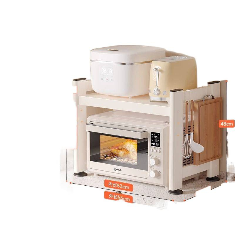 German Imported Kitchen Microwave Oven Rack Household Oven Multi-Functional Rack Countertop Multi-Layer Two Rice Cooker Rack