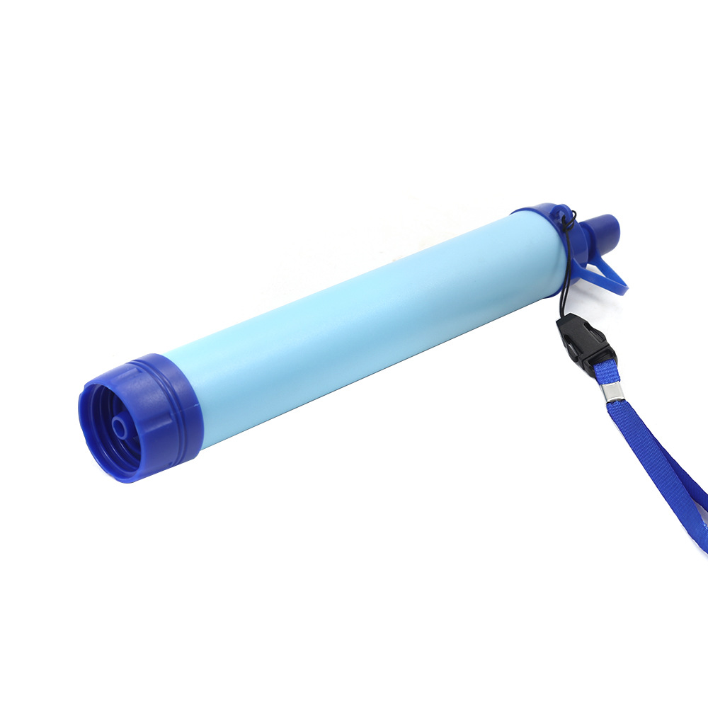 Portable Outdoor Water Purifier for Wilderness Emergency Individual Soldier Survival Straw Outdoor Camping Filtration Direct Drinking Water Filter