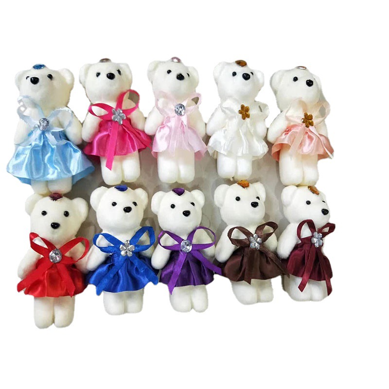 Yiwu Factory Direct Sale Cartoon Foam Diamond Bear Ice Cream Bear Single Soap Flower Material Eps Foam