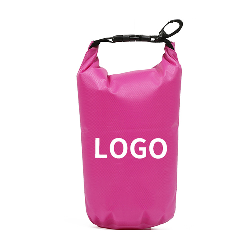 Waterproof Bag with Window Outdoor Camping Waterproof Bag Ultra-Light Portable Polyester Plaid Fabric Gift Bag